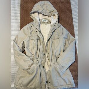 Womens Sebby Sherpa lined Anorak coat size L